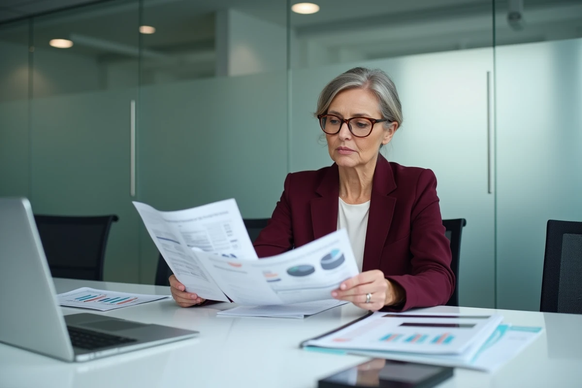 Responsable marketing comparant des supports print et visuels web créés sans graphiste dédié grâce à des assets numériques