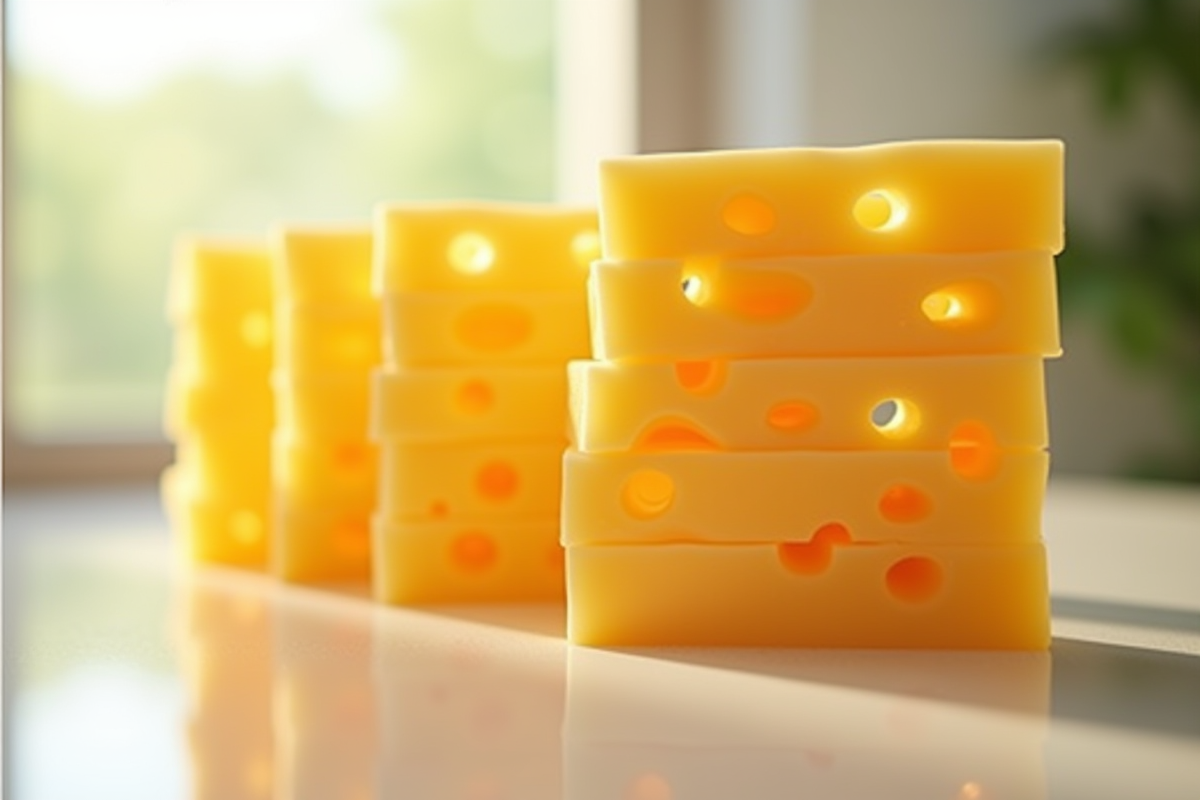 Tranches de fromage avec trous symbolisant les barrières en gestion des risques